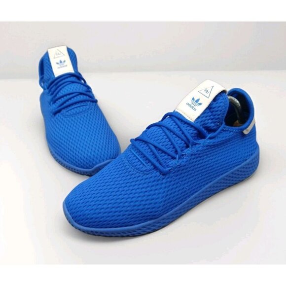 Adidas Pharrell Williams Hu Tennis Sneaker Shoes Men’s 7.5 Royal Blue CP9766 - Picture 1 of 14